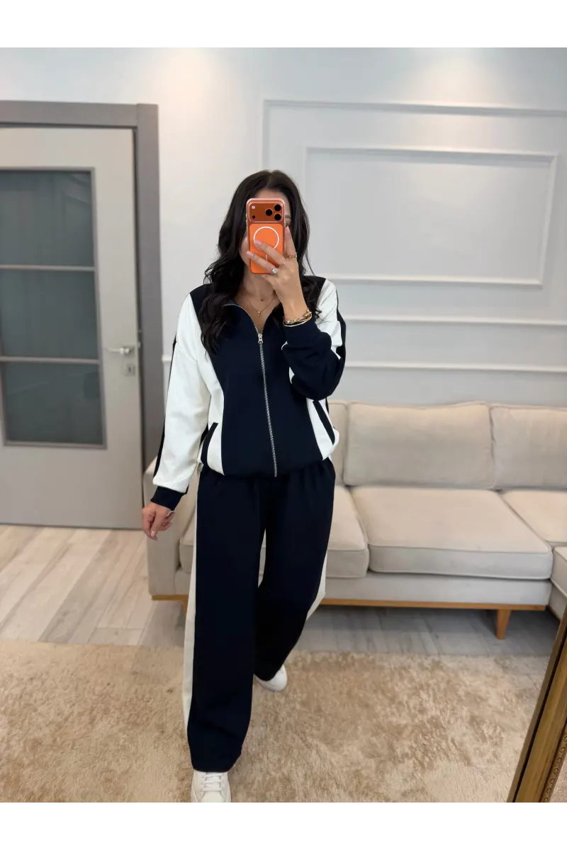 Double Color Biyeli Modal İkili Takım