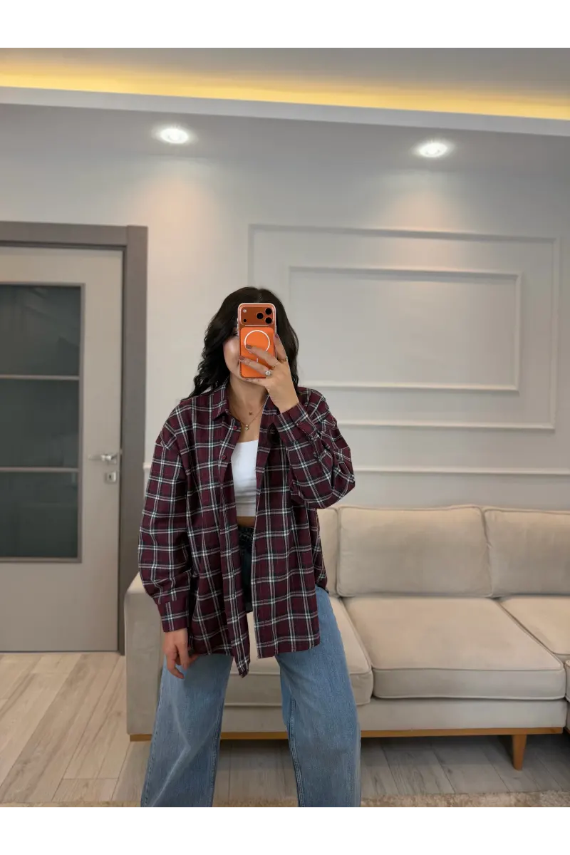Ekose Desenli Oduncu Gömlek
