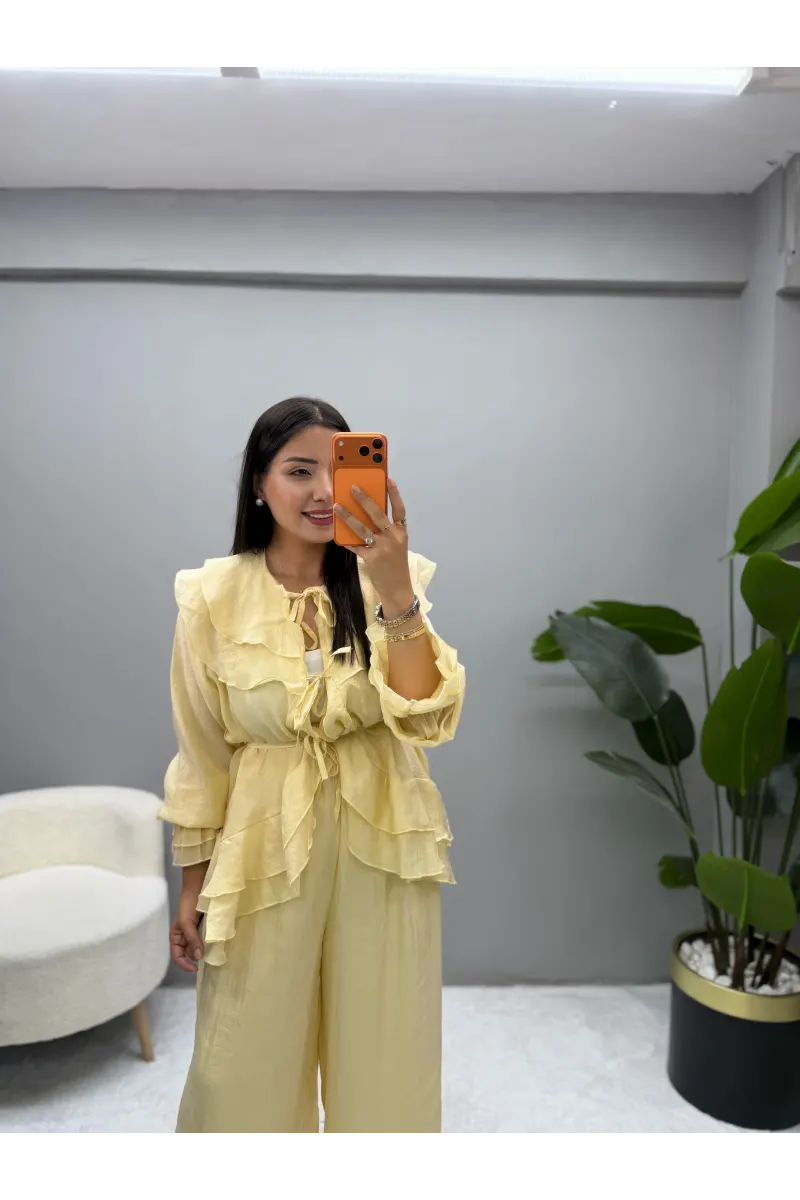 Julika Bağlama Detaylı Tensel Takım