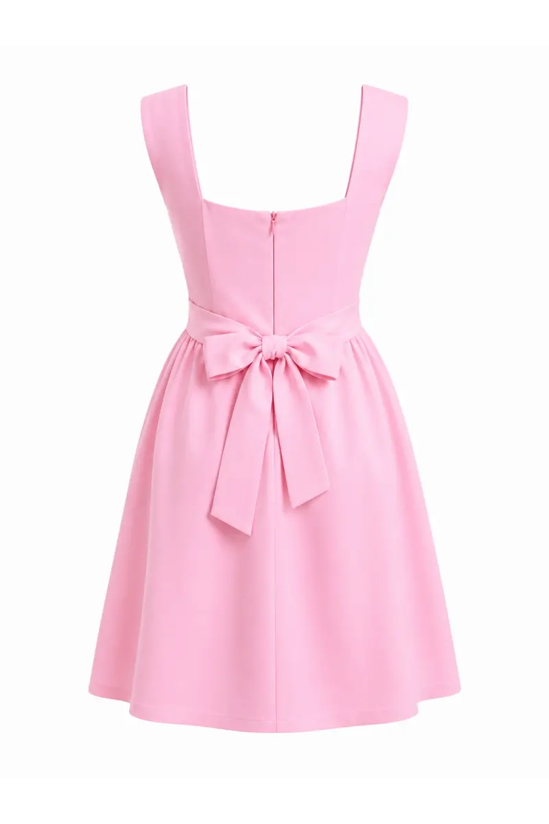 Kuşaklı Mini Elbise