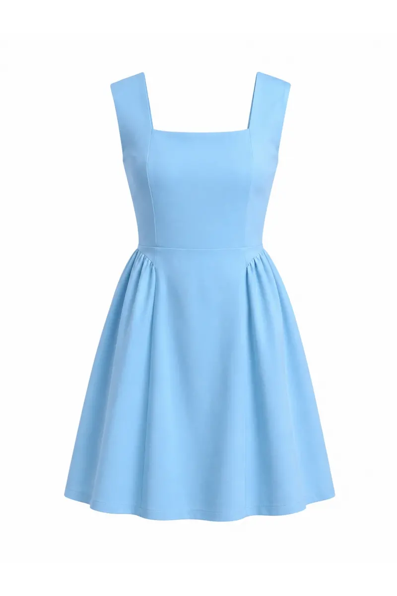 Kuşaklı Mini Elbise