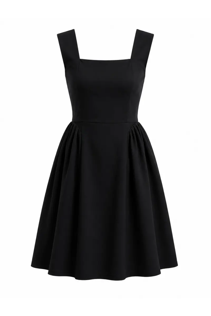 Kuşaklı Mini Elbise