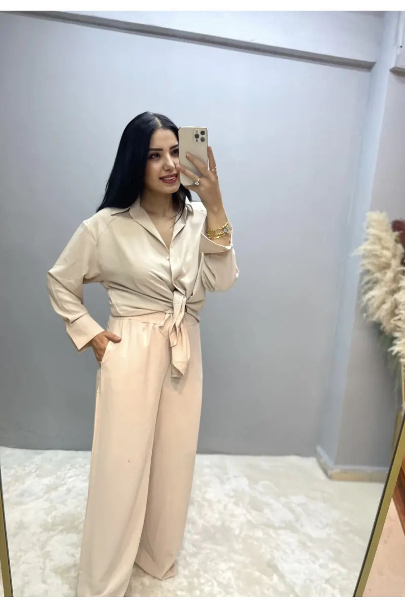 Linda Gömlek Pantolon İkili Takım