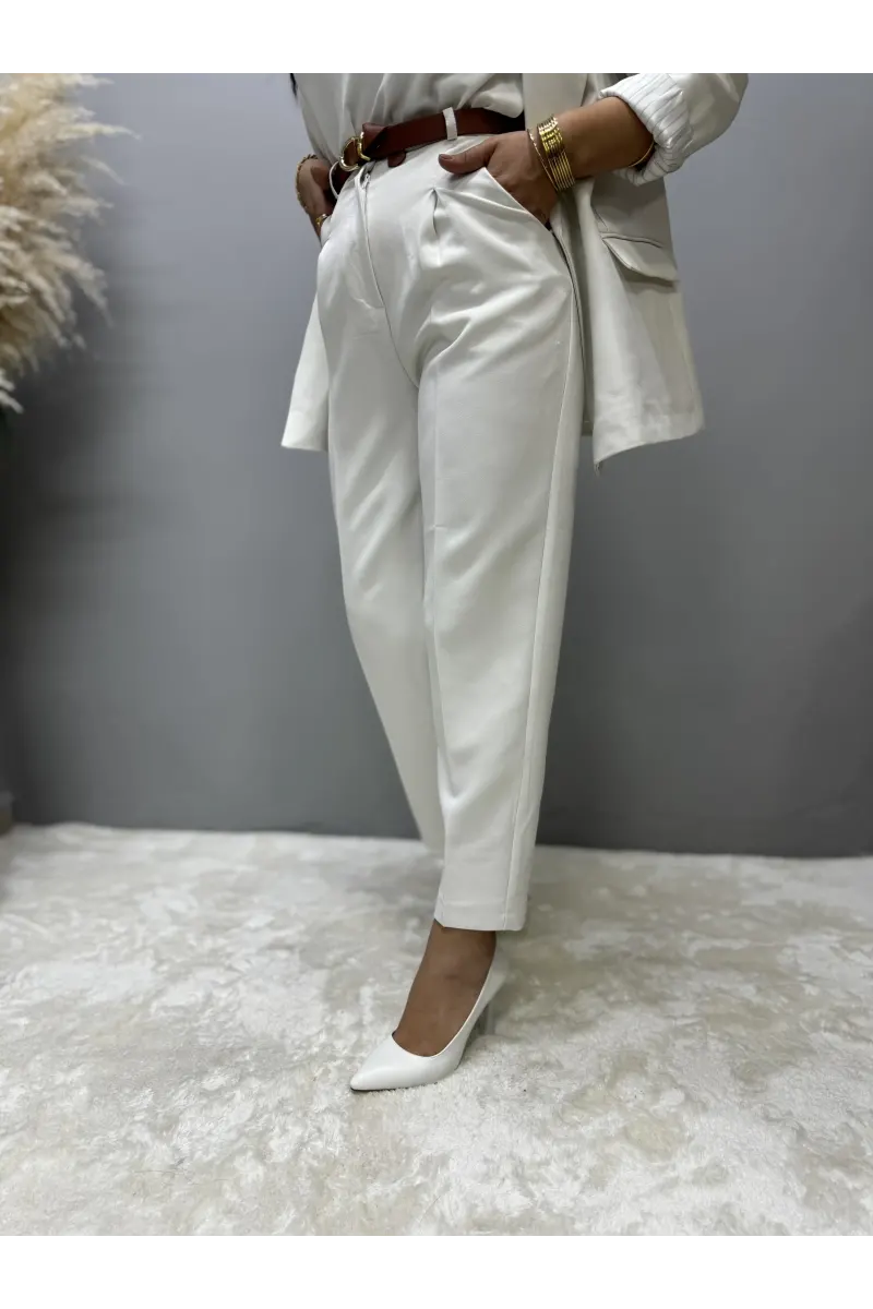 Mita Premium Kemerli Pantolon