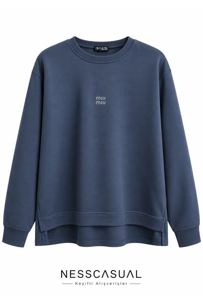 Miu Parçalı Sweatshirt