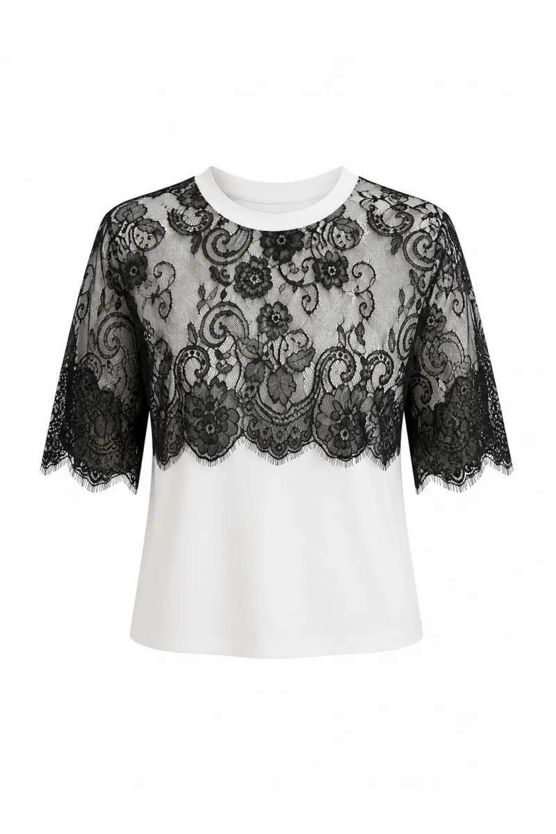 Mrka Muadil Dantelli T-Shirt