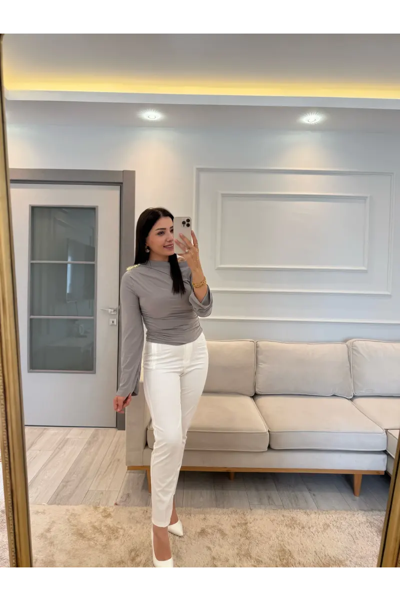 Omuz Güneş Aksesuar Sandy Bluz