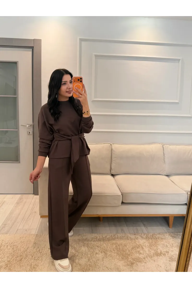 Oysh Bel Bağlamalı Modal Takım