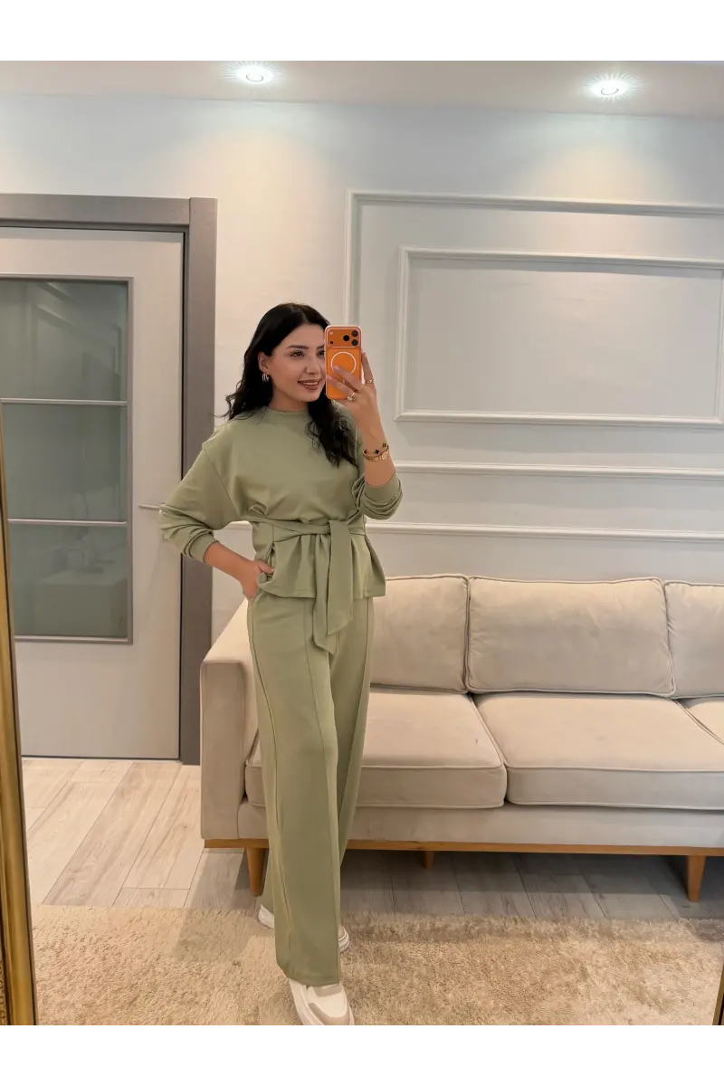 Oysh Bel Bağlamalı Modal Takım