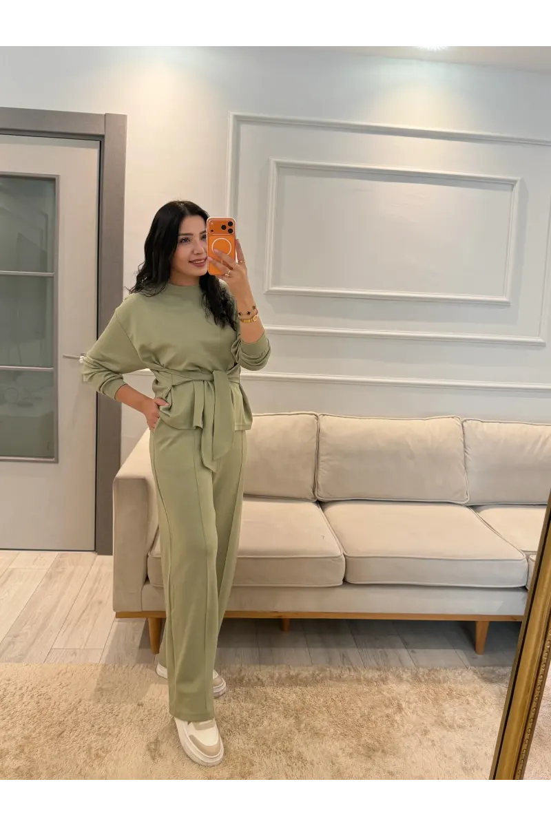 Oysh Bel Bağlamalı Modal Takım
