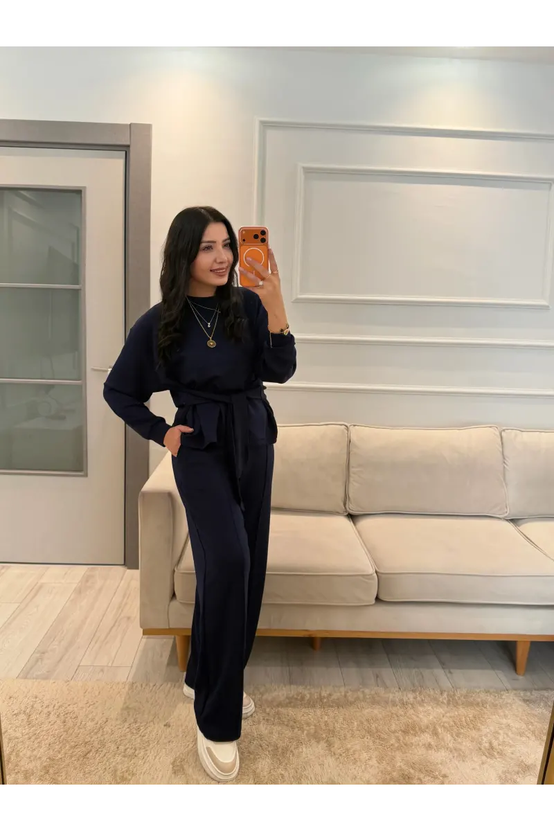 Oysh Bel Bağlamalı Modal Takım