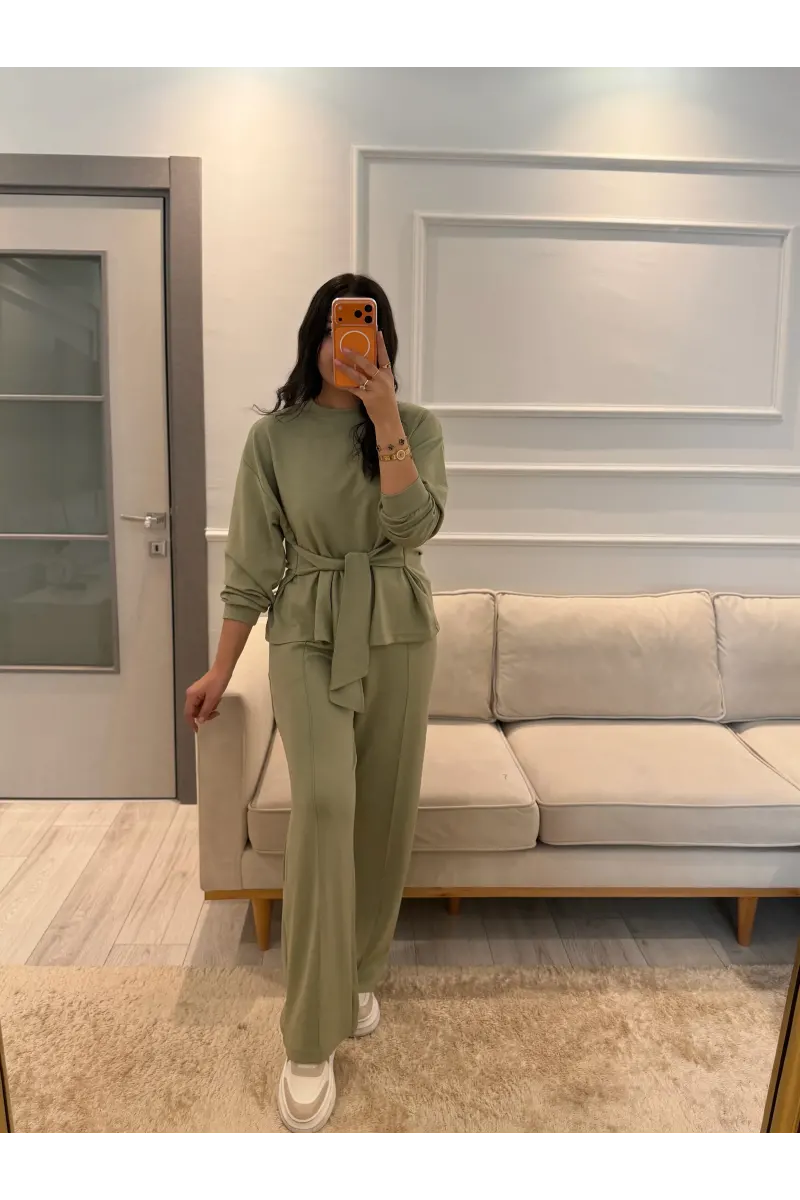 Oysh Bel Bağlamalı Modal Takım