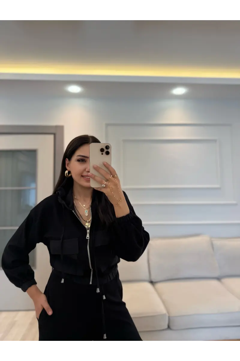 Oysh Paraşüt Garnili İkili Takım
