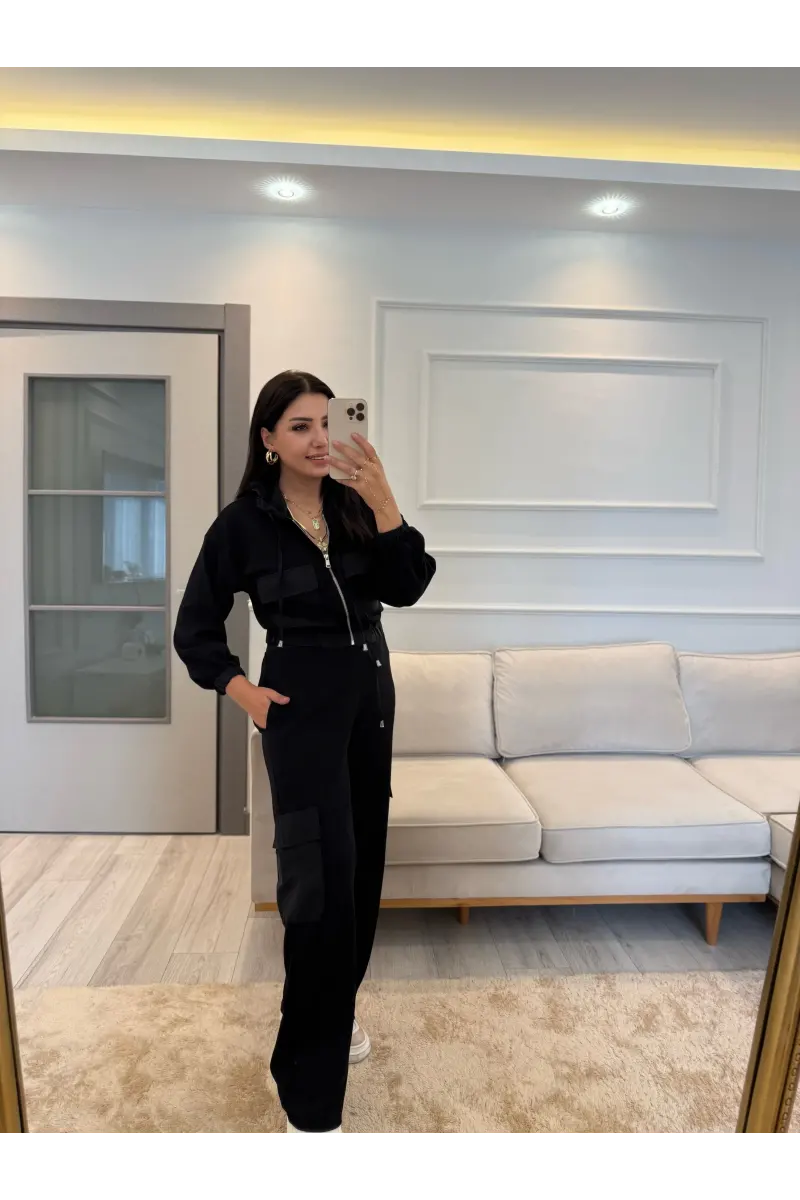 Oysh Paraşüt Garnili İkili Takım