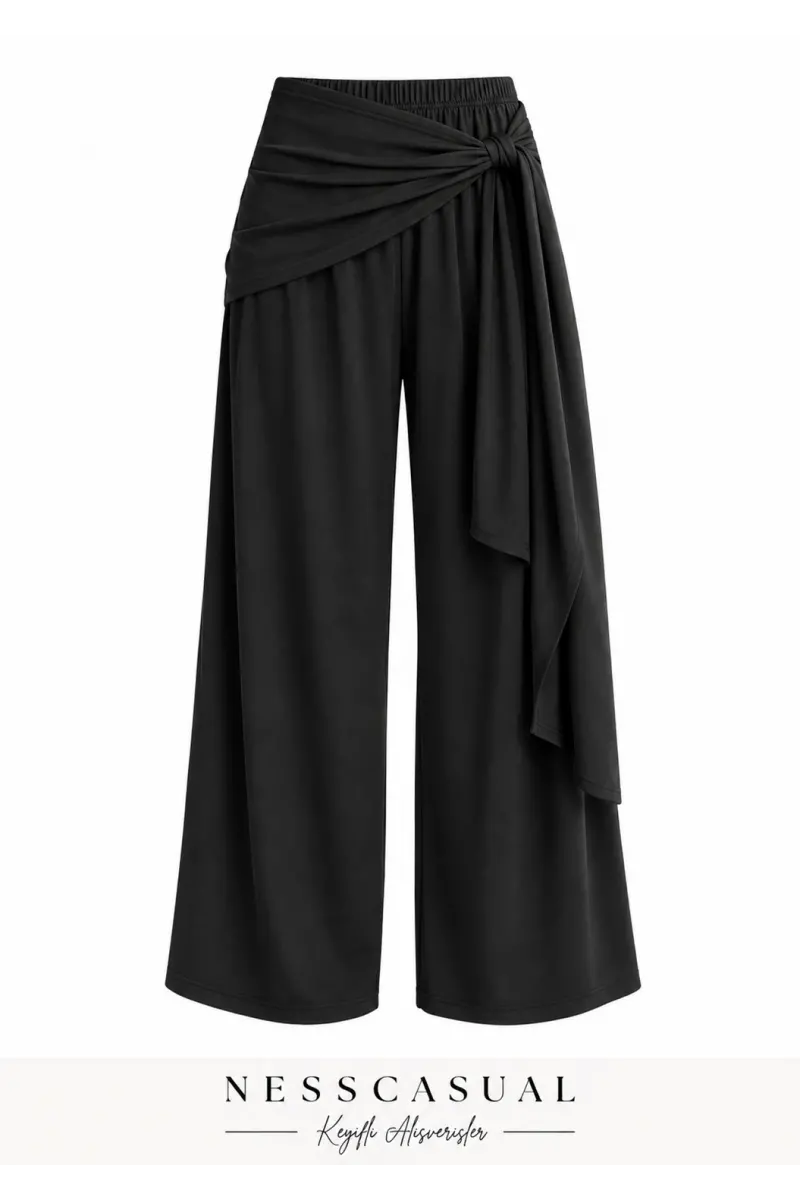 Oysh Şal Detaylı Pantolon