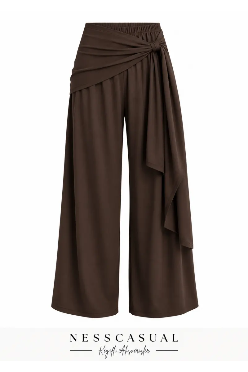 Oysh Şal Detaylı Pantolon
