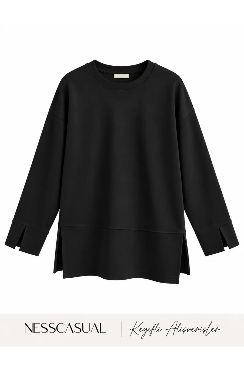 Oysh Yırtmaç Detaylı Sweatshirt