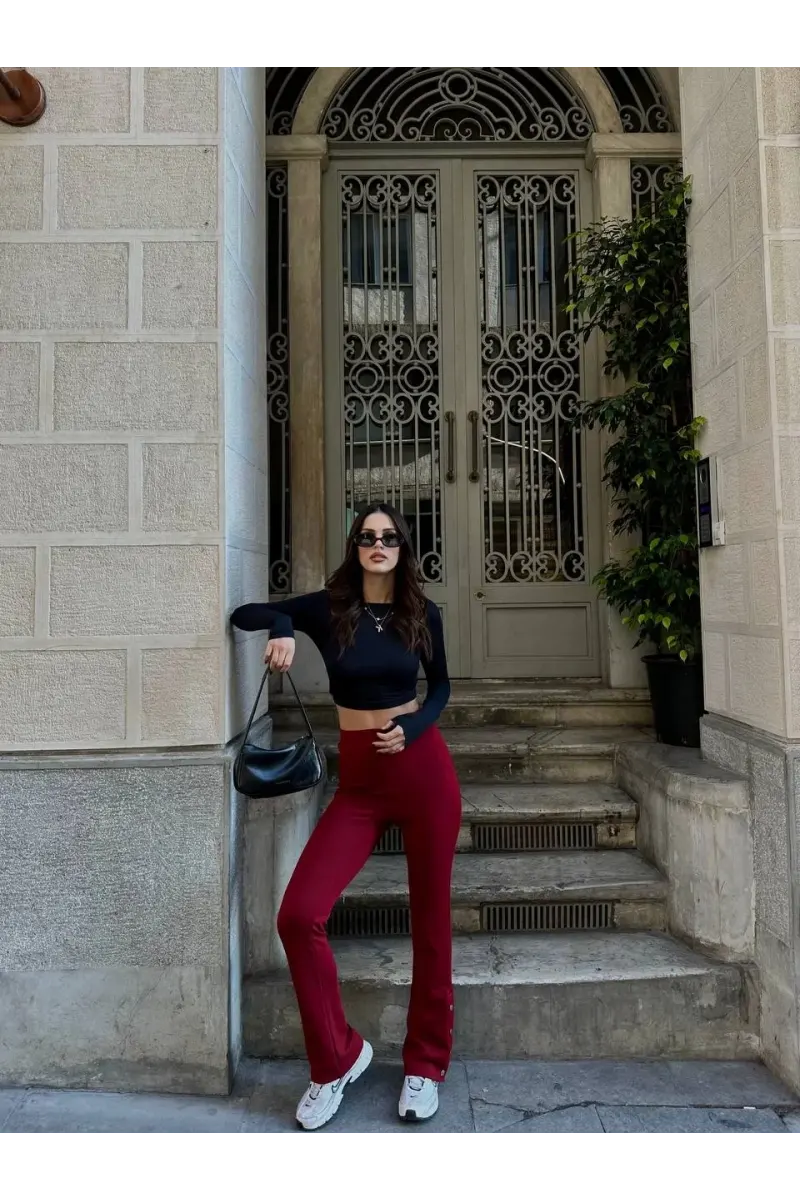 Paça Çıtçıtlı Oysh Pantolon