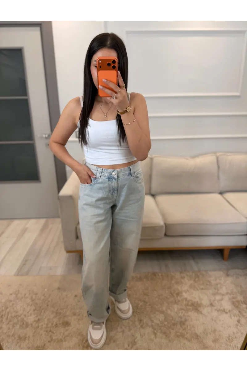 Reserved Barrel Lightblue Baggy Jean