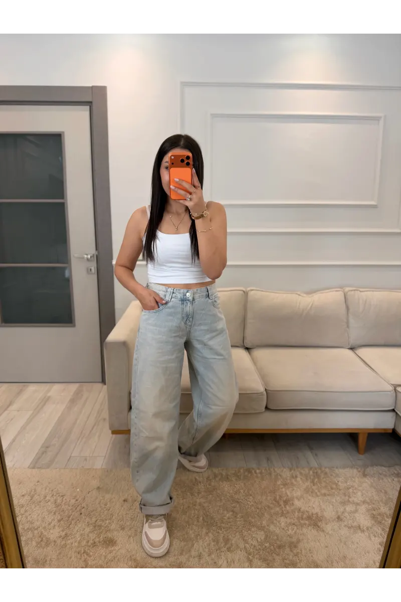 Reserved Barrel Lightblue Baggy Jean