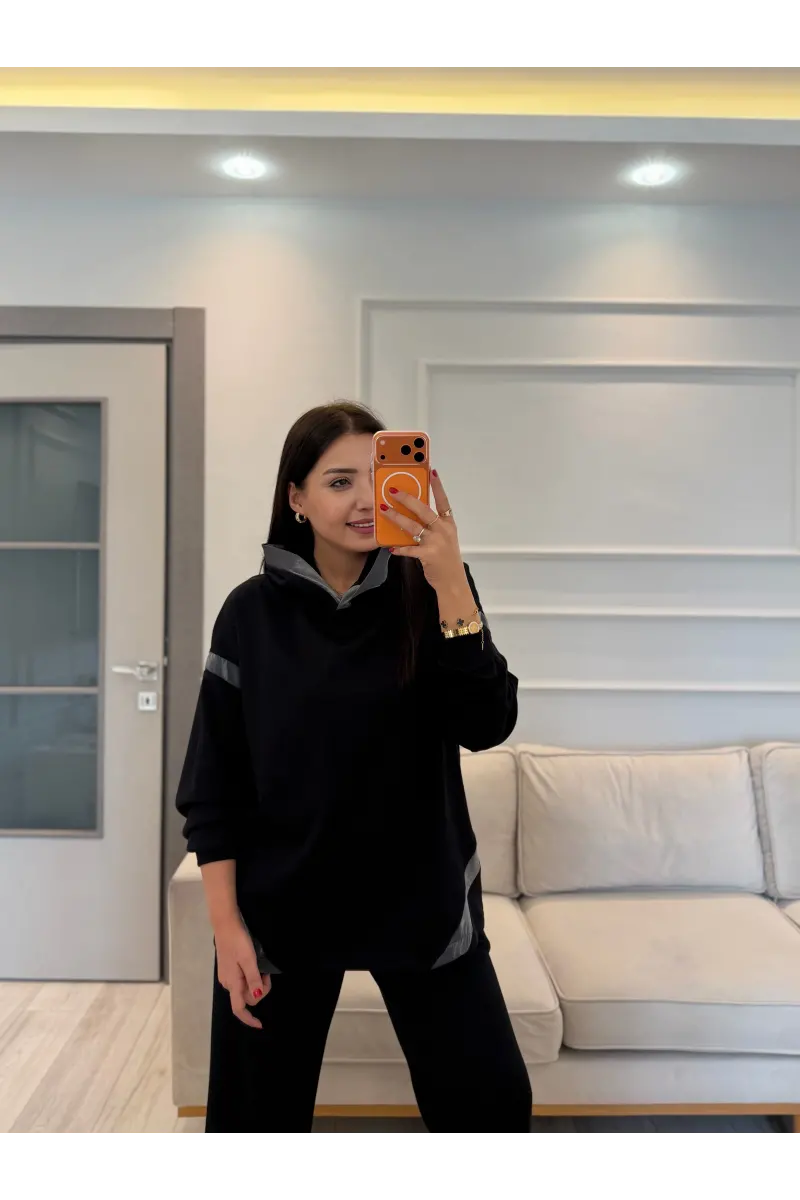 Tasarım Şerit Detaylı Modal Takım