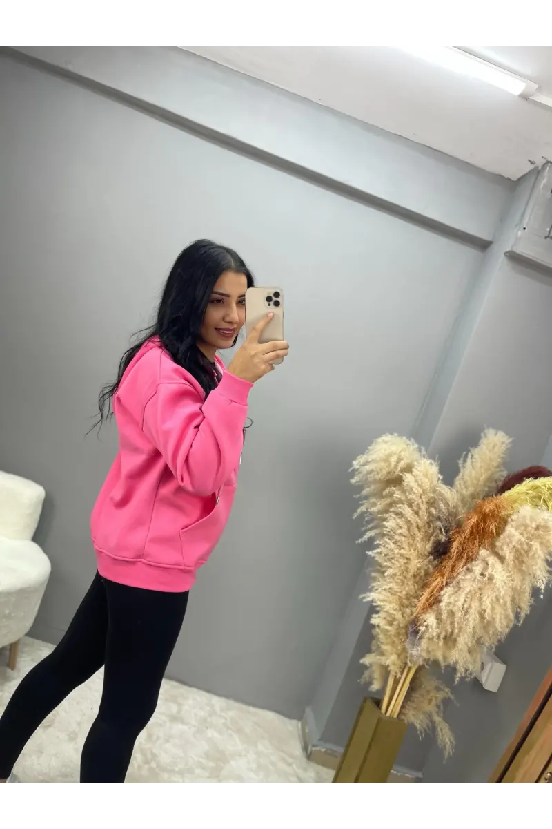 Vesna Fermuarlı Sweatshirt Ceket