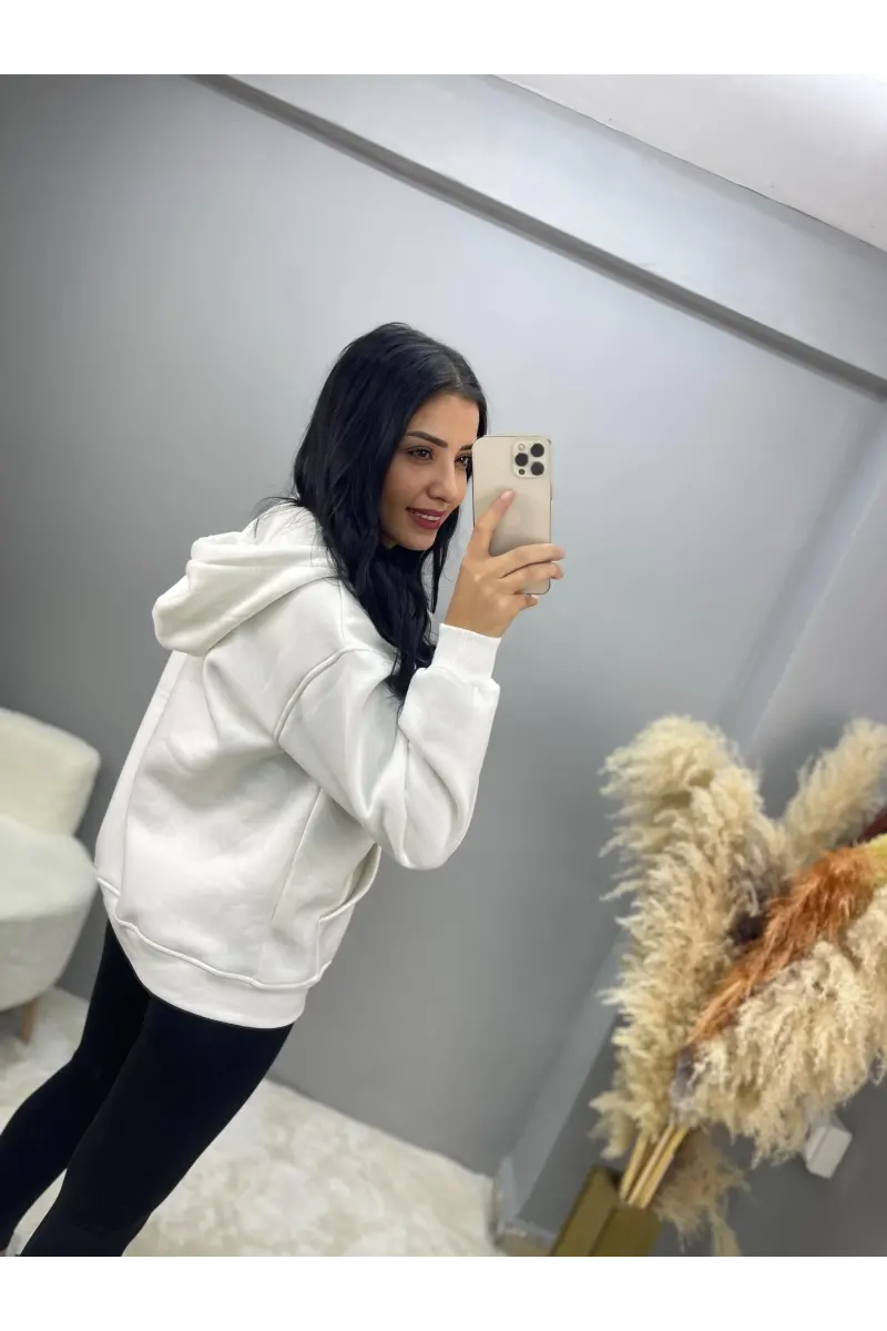 Vesna Fermuarlı Sweatshirt Ceket