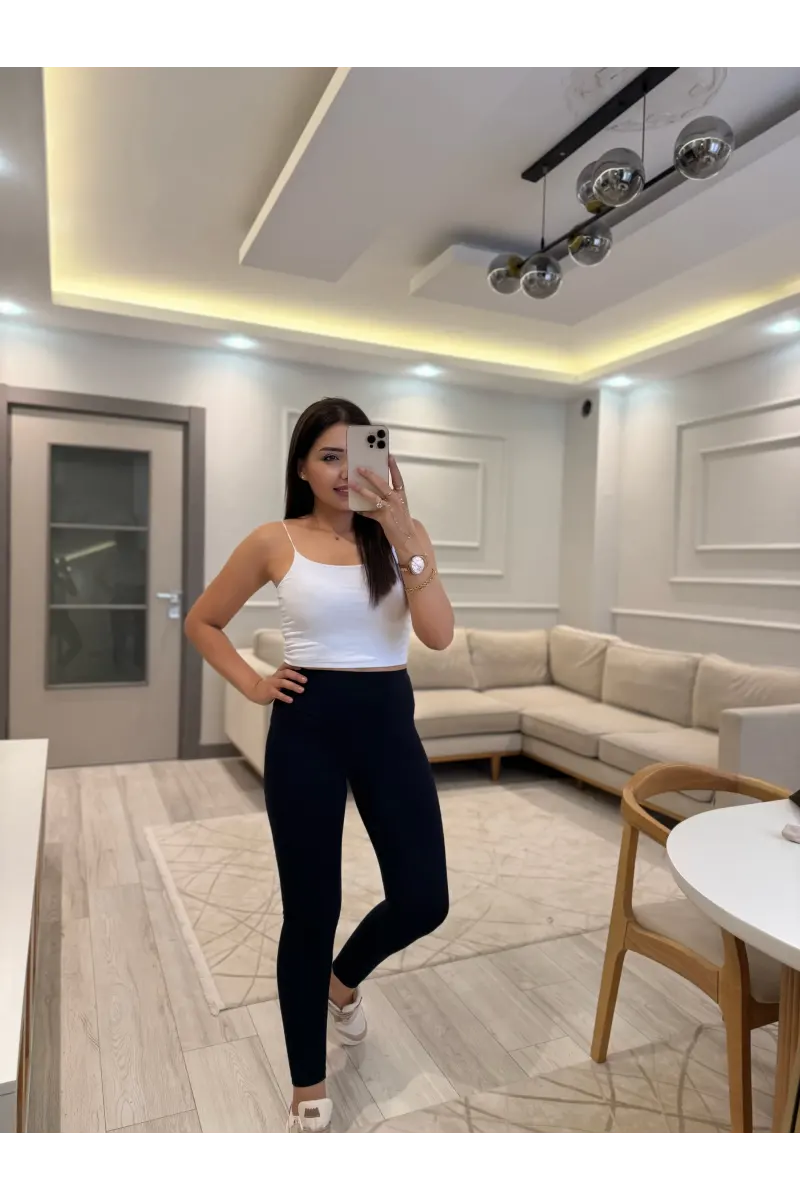 Yüksek Bel Modal Tayt