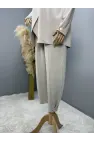 V Pelerin Modal Kumaş İkili Takım