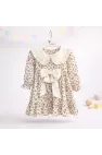 Beli Fiyonklu Yakalı Elbise 2/5 Yaş