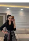 Önden Bağlamalı Polo Yaka Elbise
