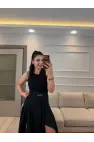 Tasarım Asimetrik Elbise