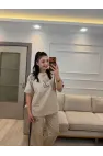 Lv Flok Baskılı İkili Takım