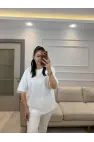 Vogax Tül Detaylı T-Shirt