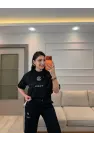Cc Flok Baskılı İkili Takım