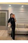 Cc Flok Baskılı İkili Takım