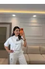 Cc Flok Baskılı İkili Takım