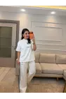 Cc Flok Baskılı İkili Takım