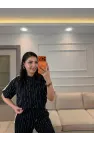Su Yolu Taşlı Şeritli İkili Takım