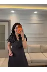 Tasarım Gül Detaylı Elbise