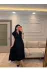 Tasarım Gül Detaylı Elbise