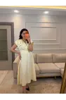 Tasarım Gül Detaylı Elbise