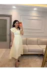 Tasarım Gül Detaylı Elbise