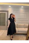Tasarım Gül Detaylı Elbise