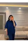 Oysh Yan Yırtmaçlı Paraşüt Garnili Takım