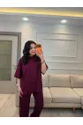 Oysh Yan Yırtmaçlı Paraşüt Garnili Takım