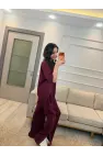Oysh Yan Yırtmaçlı Paraşüt Garnili Takım