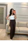 Crep Kumaş Palazzo Pantolon