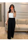 Crep Kumaş Palazzo Pantolon