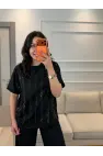 Ful Sıra Taşlı T-Shirt